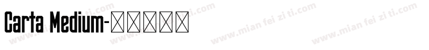 Carta Medium字体转换